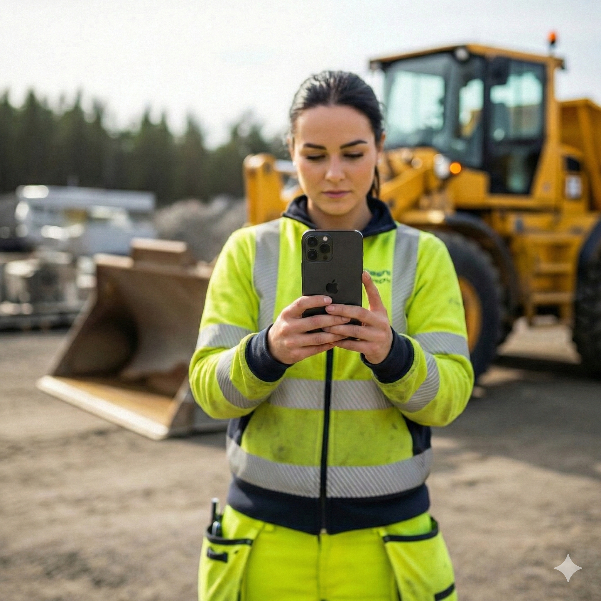 Registrer timer på mobilen i feltet
